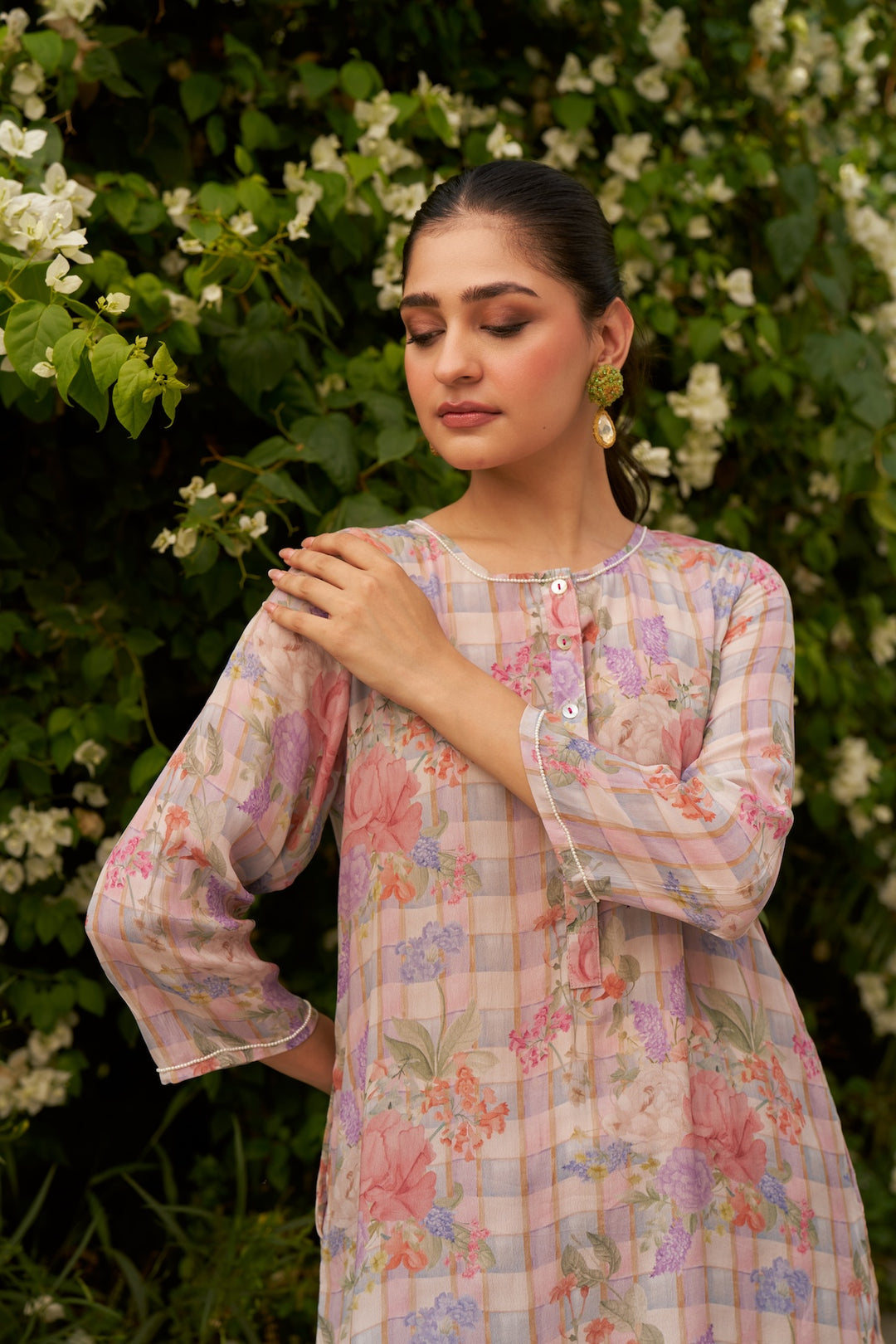 T.G.I.F Blue Short Kurta - Set of 2