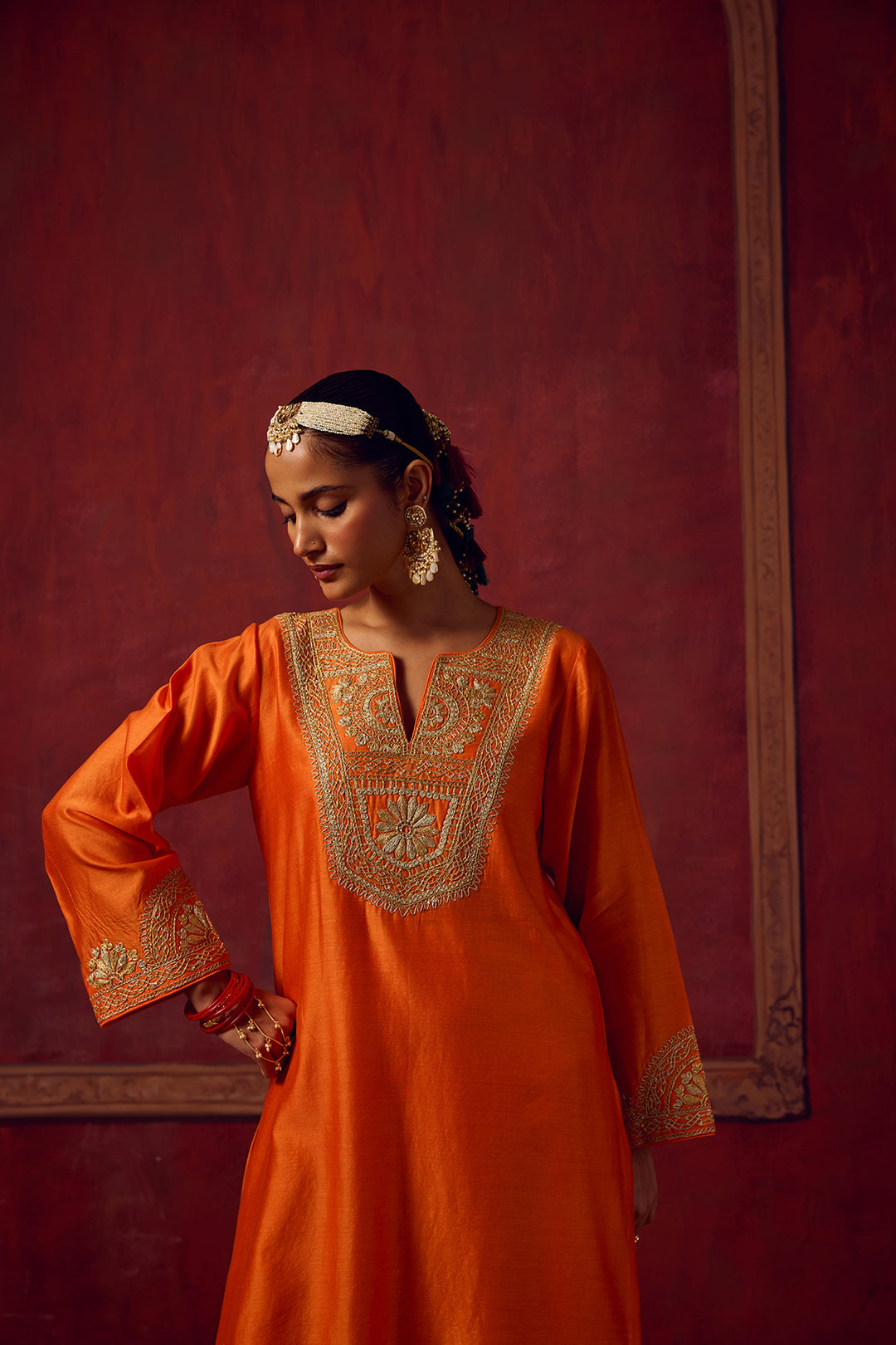 Raunaq Rust Kurta Set of 3