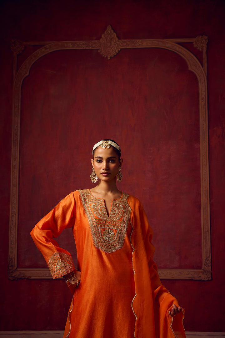 Raunaq Rust Kurta Set of 3
