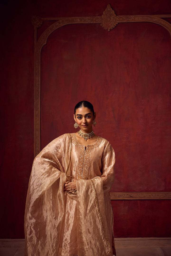 Kikli 2.0 Champagne Pink Kurta Set of 3