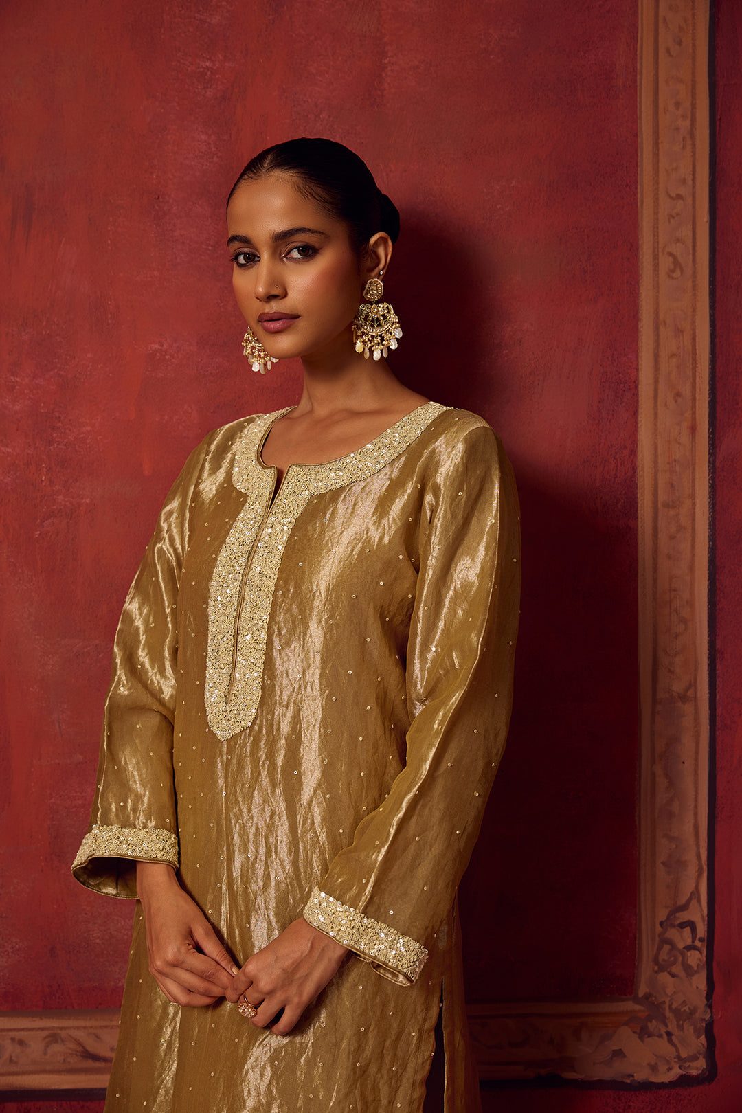 Kikli 2.0 Sage Green Kurta set of 3