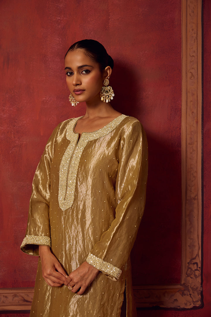 Kikli 2.0 Sage Green Kurta set of 3