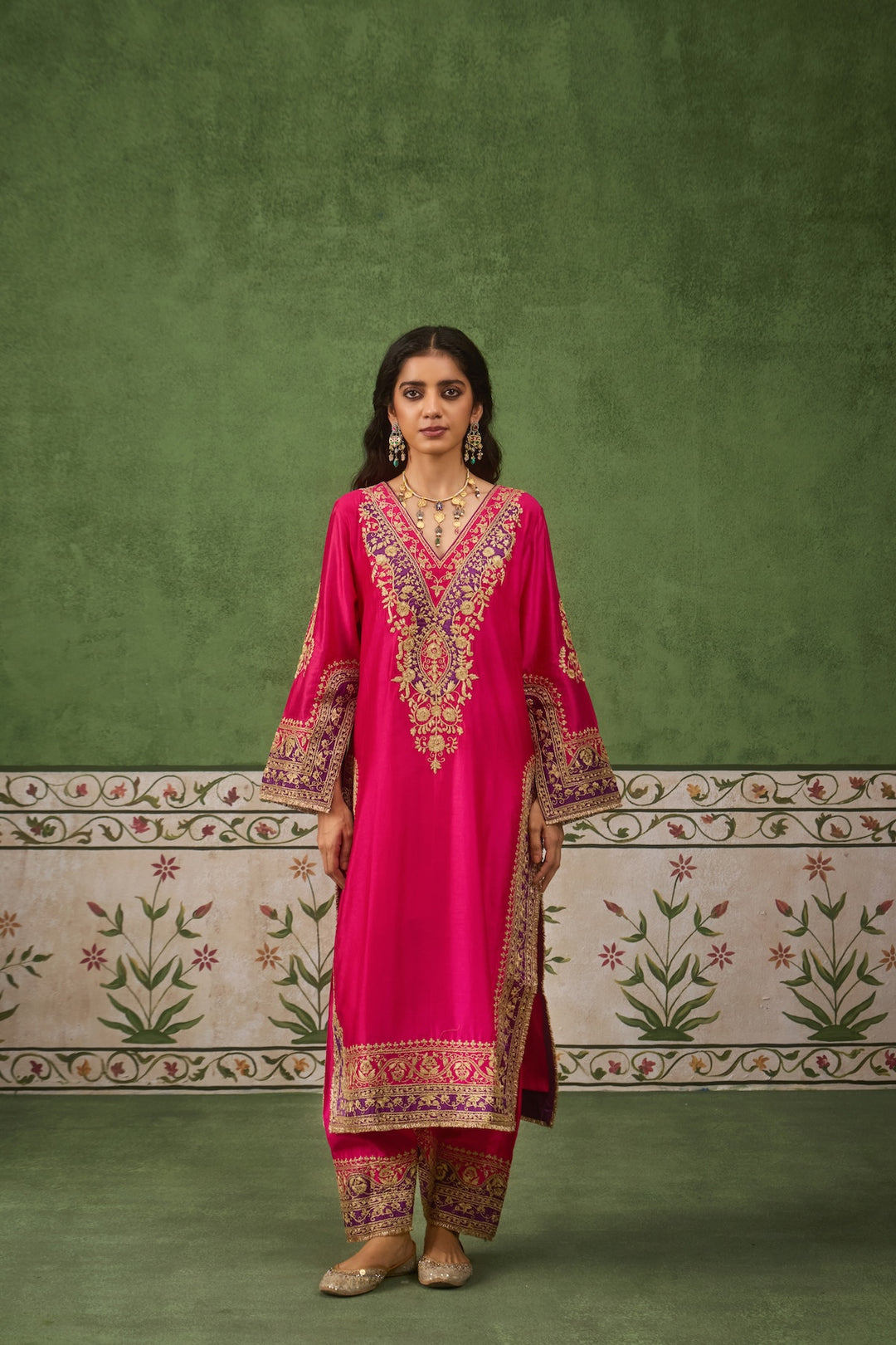 Inayat 2.0 Fushia Purple Kurta Set of 3