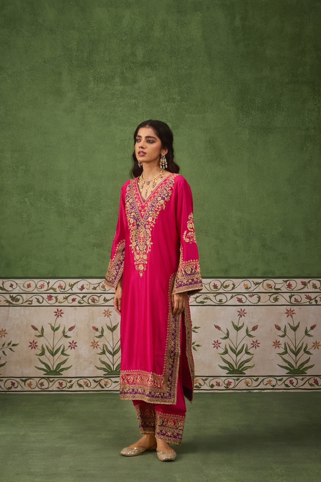 Inayat 2.0 Fushia Purple Kurta Set of 3