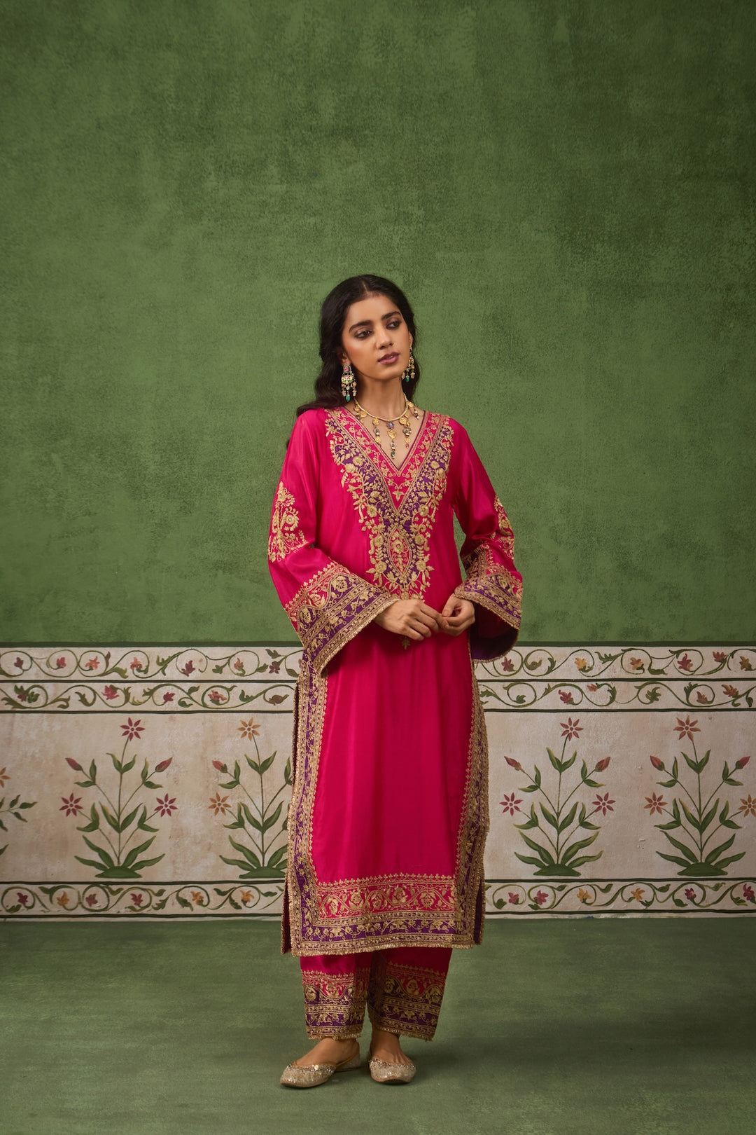 Inayat 2.0 Fushia Purple Kurta Set of 3
