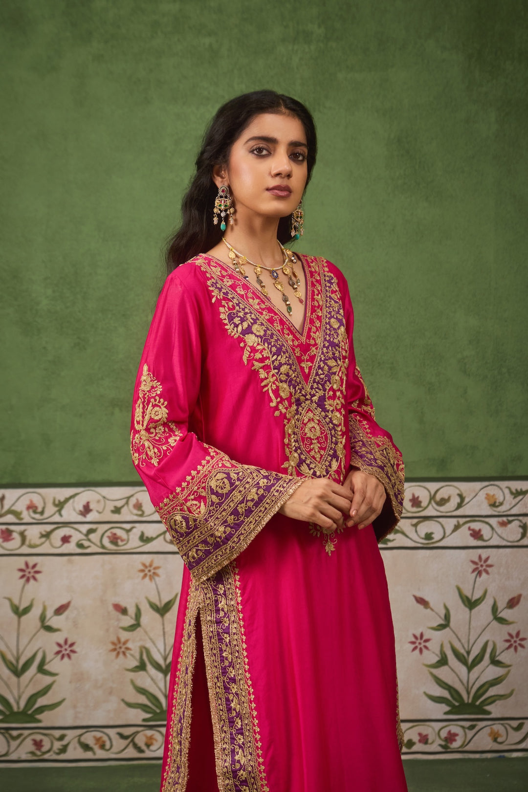 Inayat 2.0 Fushia Purple Kurta Set of 3
