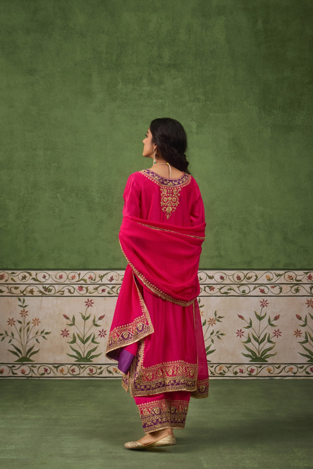 Inayat 2.0 Fushia Purple Kurta Set of 3