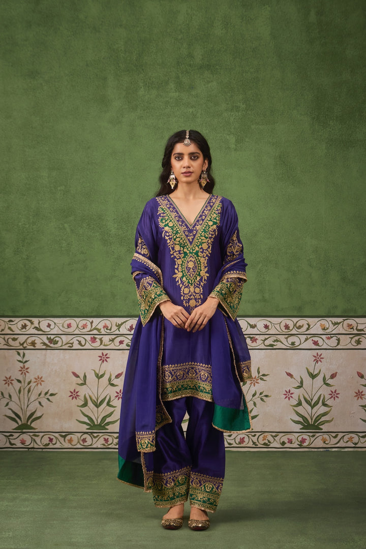 Inayat 2.0 Blue Green Kurta Set of 3