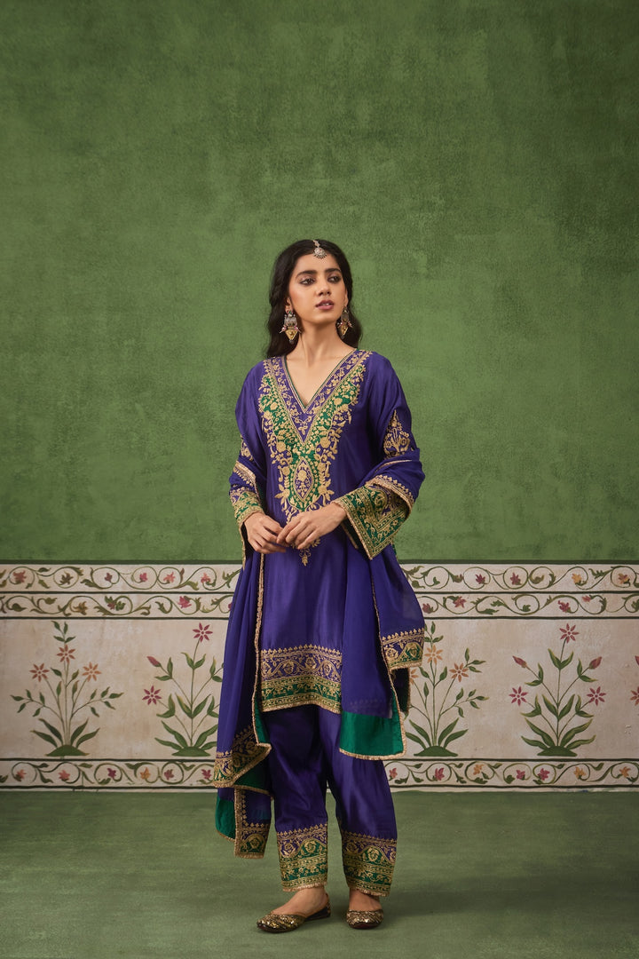 Inayat 2.0 Blue Green Kurta Set of 3