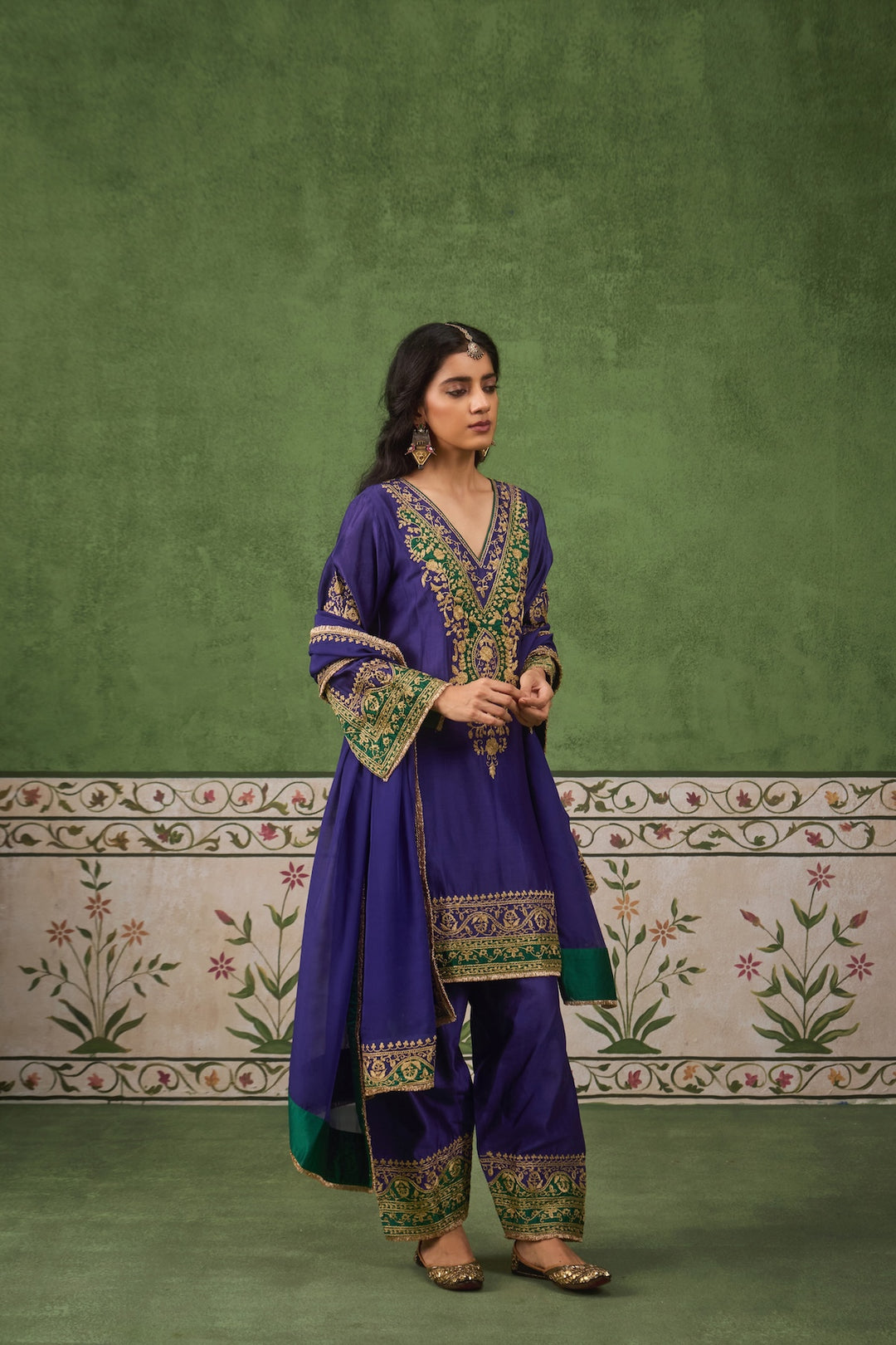 Inayat 2.0 Blue Green Kurta Set of 3