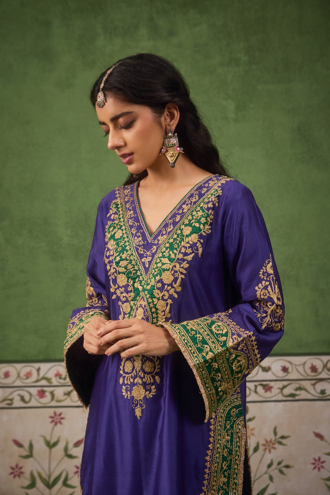 Inayat 2.0 Blue Green Kurta Set of 3