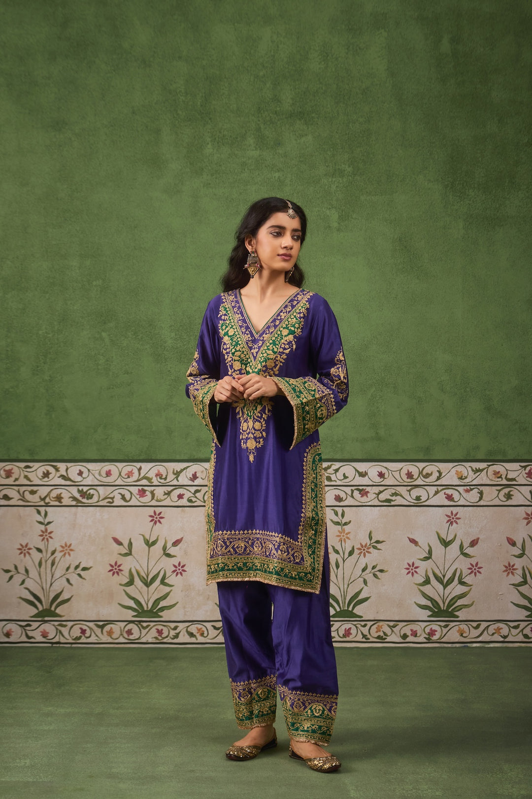 Inayat 2.0 Blue Green Kurta Set of 3