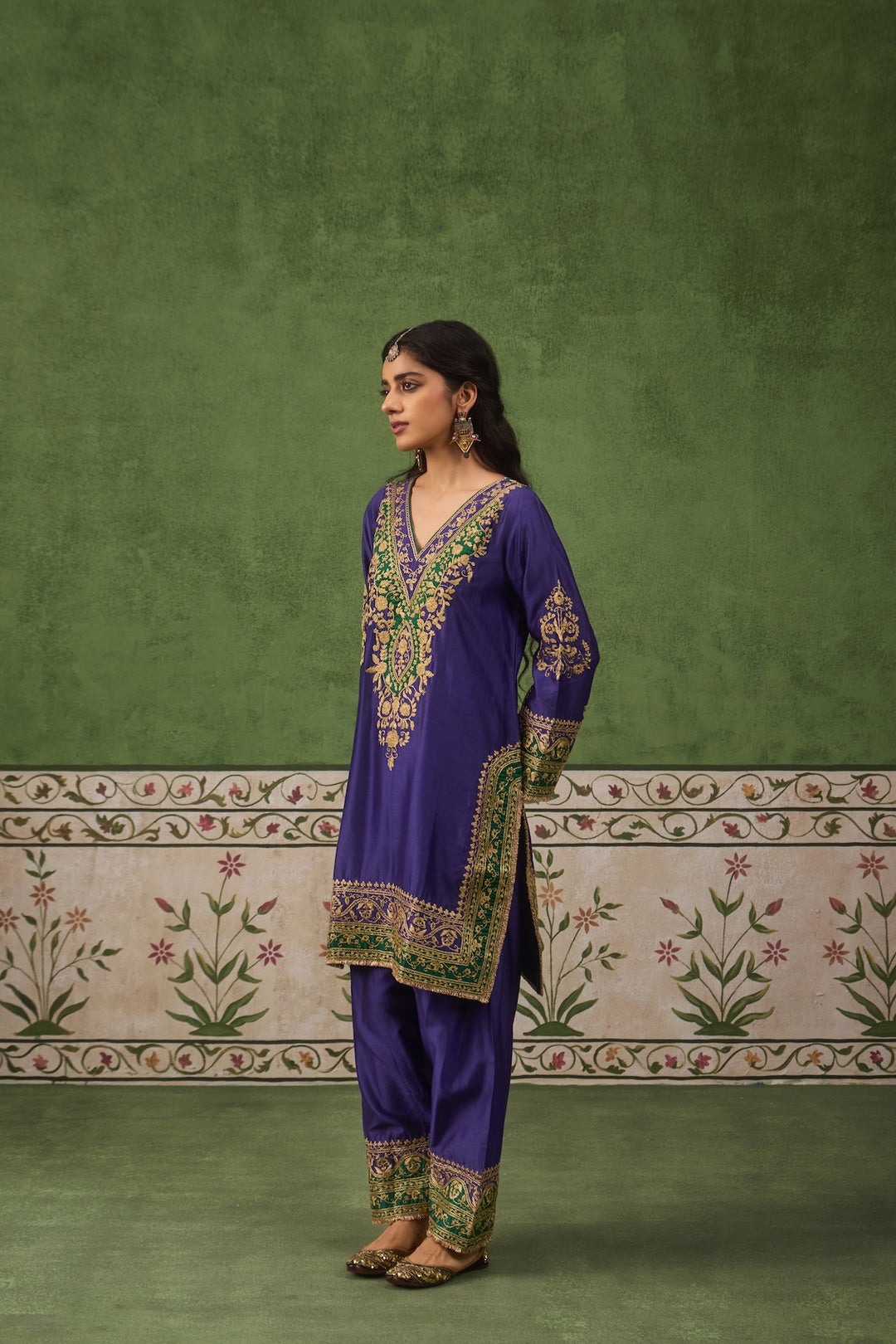 Inayat 2.0 Blue Green Kurta Set of 3