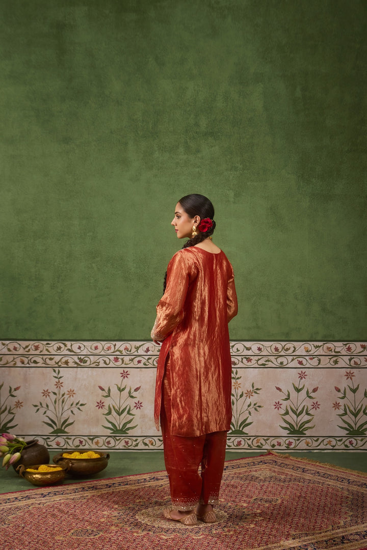 Kikli Rust Kurta Set of 3