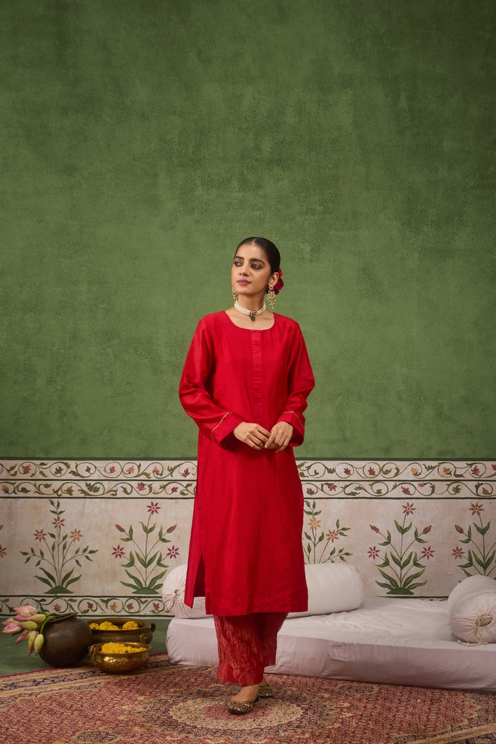 Inayat 2.0 Red Kurta Set of 2