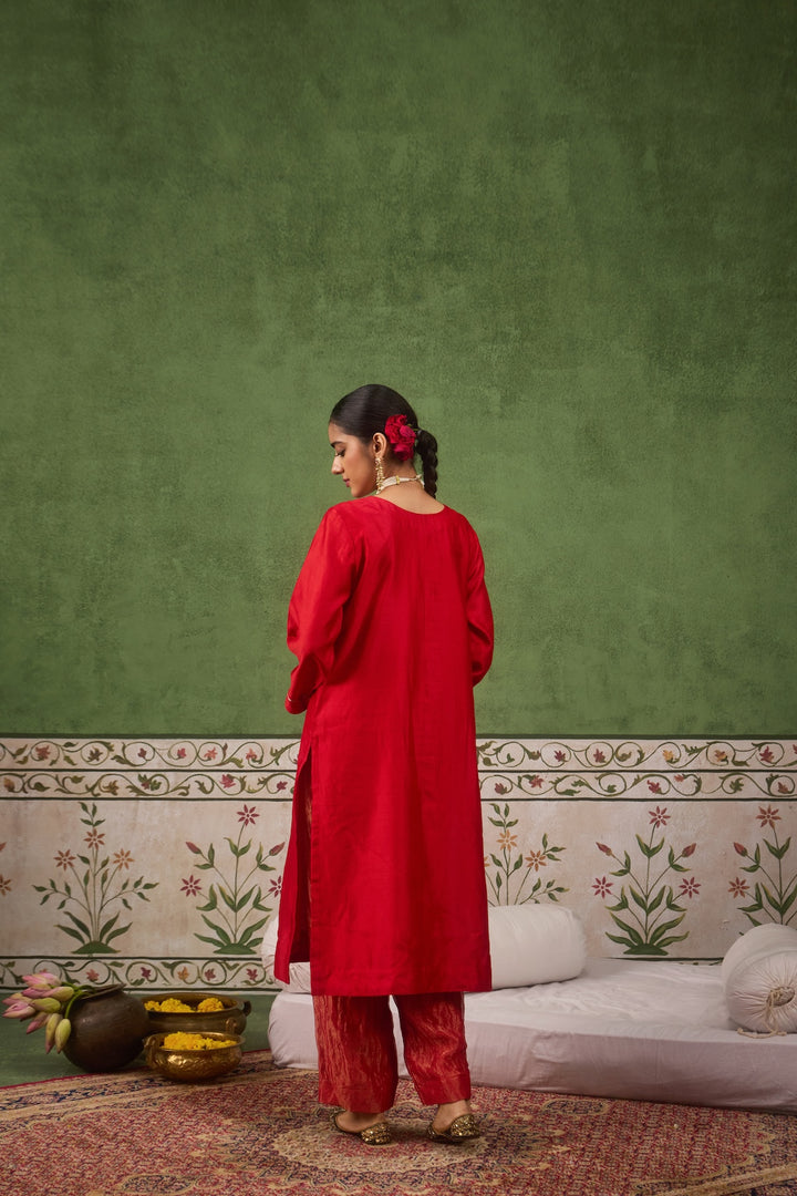Inayat 2.0 Red Kurta Set of 2