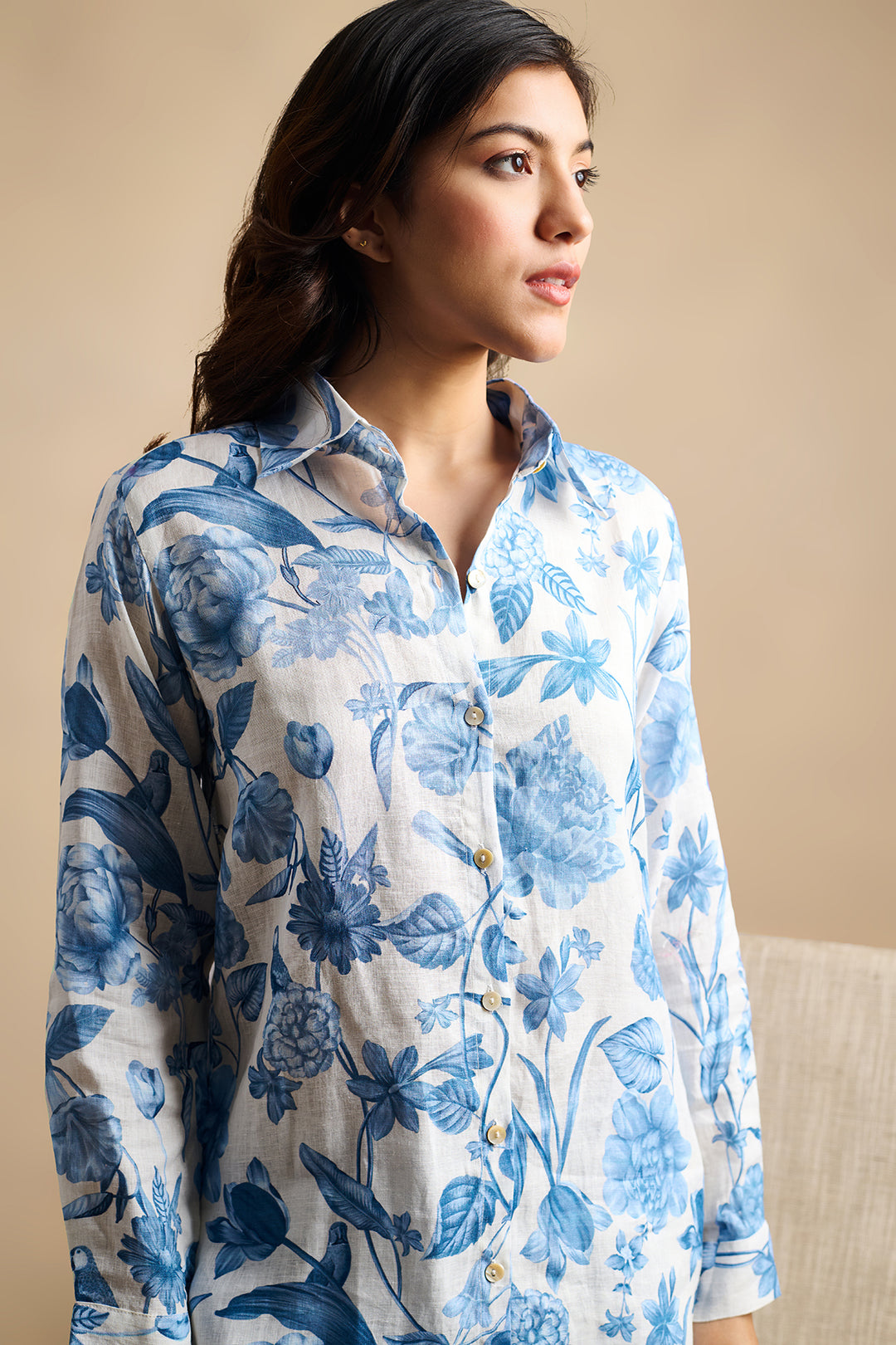 Linen Blue Co-Ord - SET OF 2