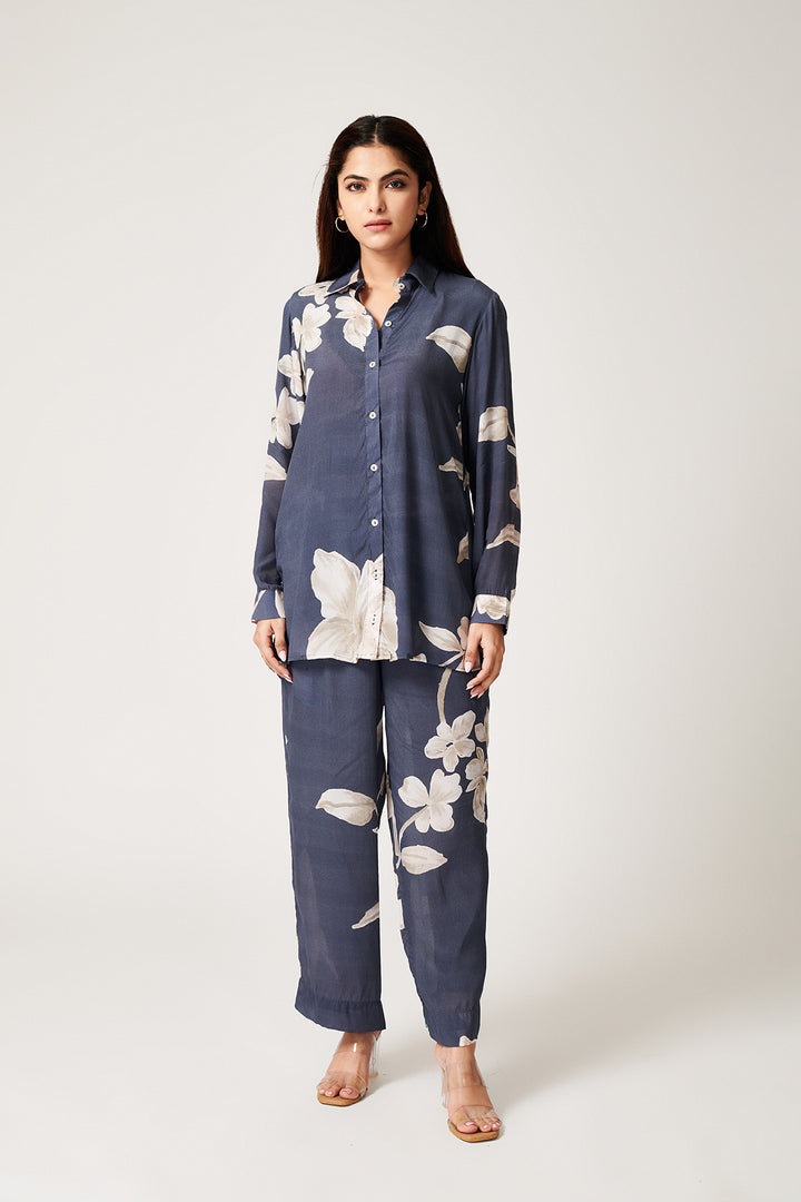 Jasmine Grey Co-ord Set - Set of 2