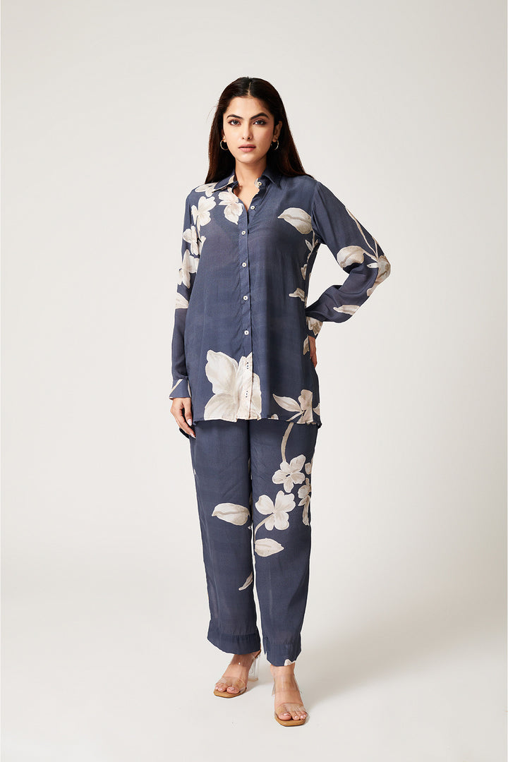 Jasmine Grey Co-ord Set - Set of 2