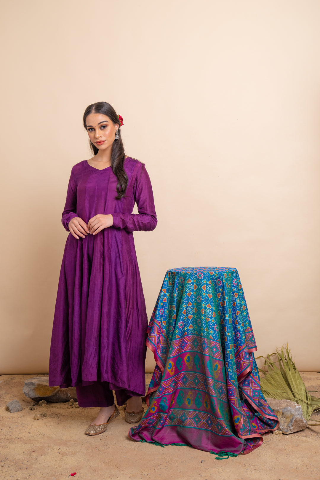 Dhanak Purple Set of 2