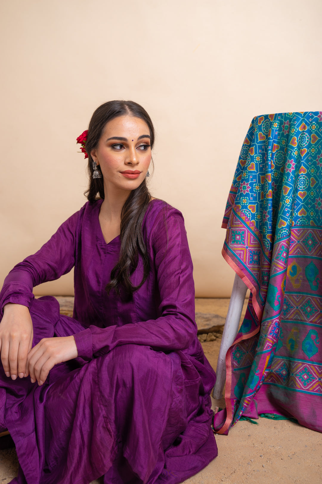 Dhanak Purple Set of 2